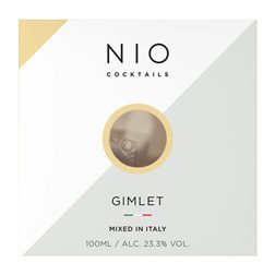 Cóctel Sour Caja de 12 unidades Nio Cocktails Tanqueray Gimlet Dry — Seco Botellín Miniatura 10 cl Gin, Lime — Lima