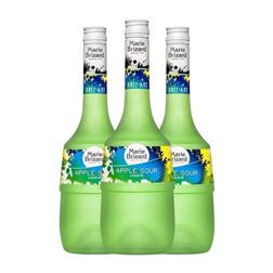 Cóctel Sour Marie Brizard 70 cl Apple Sour — Manzana Ácida (Caja de 3 unidades)