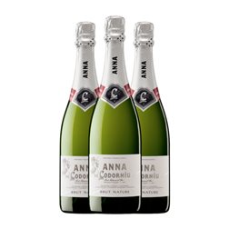 Codorníu Anna Brut Nature Cava 75 cl Espumoso Blanco (Caja de 3 unidades)