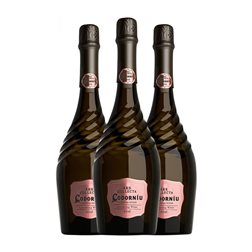Codorníu Ars Collecta Brut Cava 75 cl Espumoso Rosado (Caja de 3 unidades)