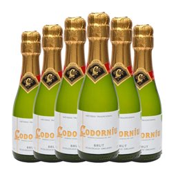 Codorníu Brut Cava Botellín 20 cl Espumoso Blanco (Caja de 6 unidades)