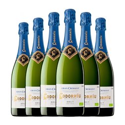 Codorníu Gran Cremant Brut Cava Eco — Ecológico 75 cl Espumoso Blanco (Caja de 6 unidades)