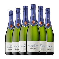 Codorníu Gran Crémant Semiseco Cava Reserva 75 cl Espumoso Blanco (Caja de 6 unidades)