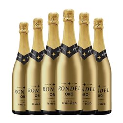 Codorníu Rondel Semiseco Cava Edición Oro 75 cl Espumoso Blanco (Caja de 6 unidades)