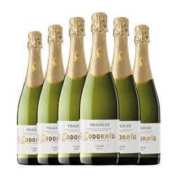 Codorníu Tradició Brut Cava Joven 75 cl Espumoso Blanco (Caja de 6 unidades)