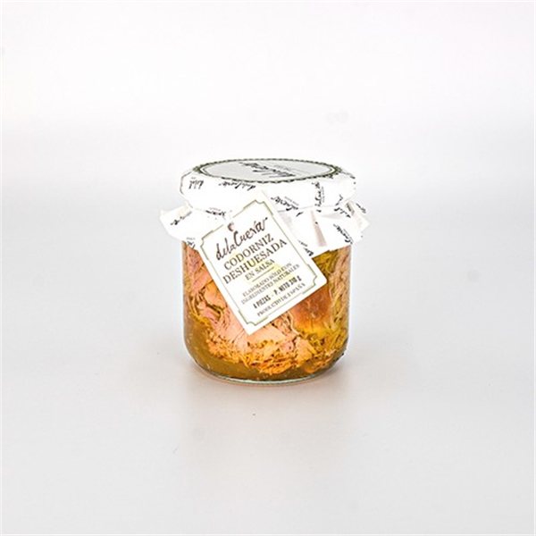 Caille désossée en sauce, De la Cueva-detalle