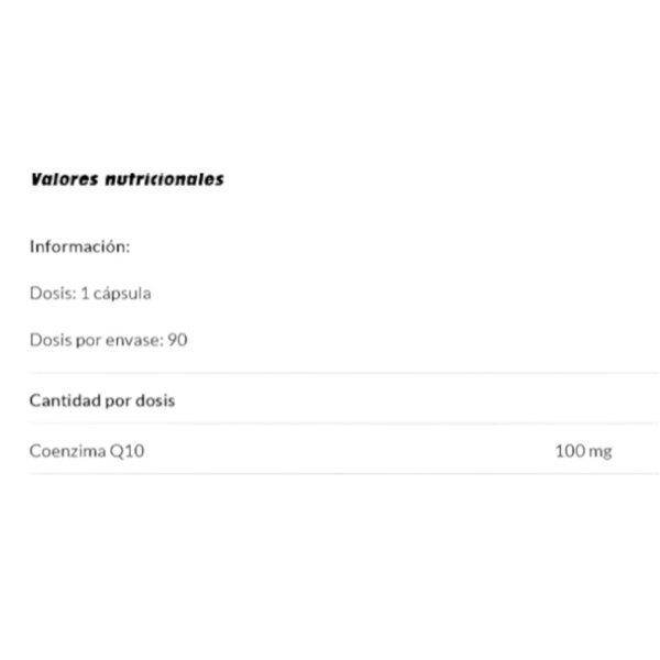 Coenzyme Q10 90 Caps-detalle