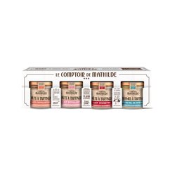 Gift box with 4 spreads from Le Comptoir de Mathilde 4x100g