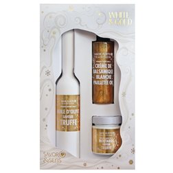Geschenkbox White & Gold Trüffel - Genießen & Sinnlichkeit