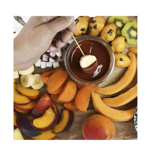 Coffret kit fondue chocolat - Le Comptoir de Mathilde 390g-detalle