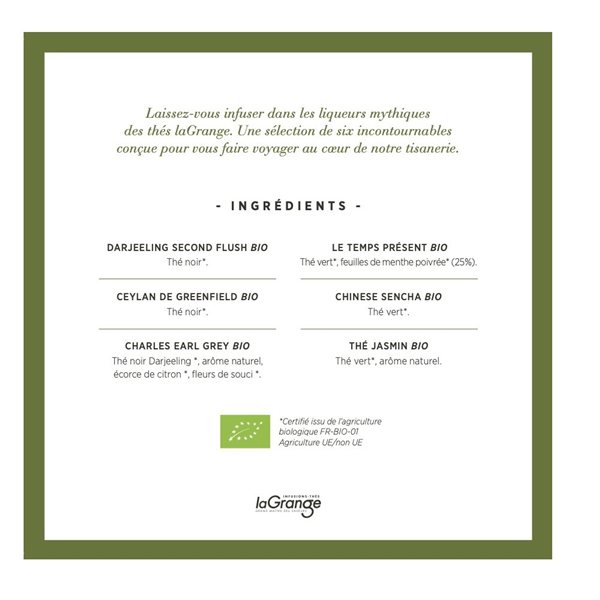 Coffret Die unverzichtbaren Bio-Tees - La Grange-detalle