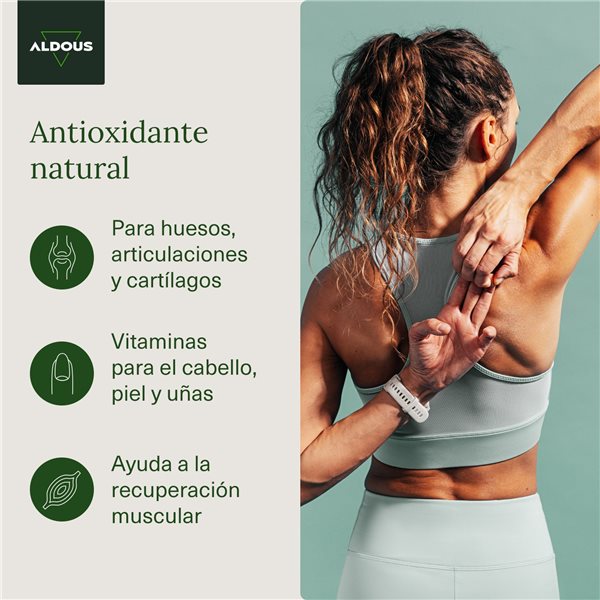 Collagène hydrolysé pur avec magnésium et vitamine C - 200 capsules-trasera
