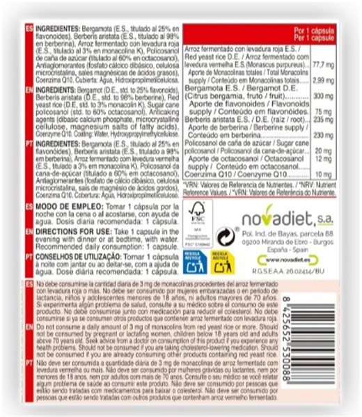 COLESTIA FORTE 30 caps-detalle