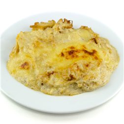 Cauliflower with béchamel.