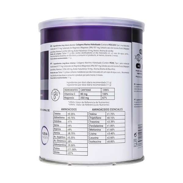 Collmar Hydrolyzed Marine Collagen (magnesium) 300g Drasanvi-lateral