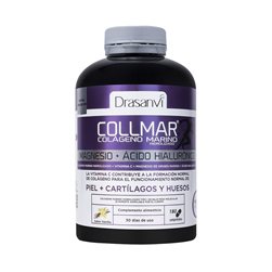 Collmar Hydrolyzed Marine Collagen (magnesium + hyaluronic acid) 180 tablets Drasanvi