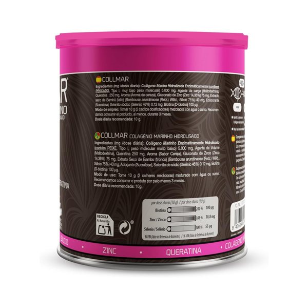 Collmar Spécial Cheveux Saveur Cerise 350g Drasanvi-detalle