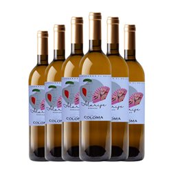 Coloma Alarije Seco Vino de la Tierra de Extremadura 75 cl Vino Blanco (Caja de 6 unidades)