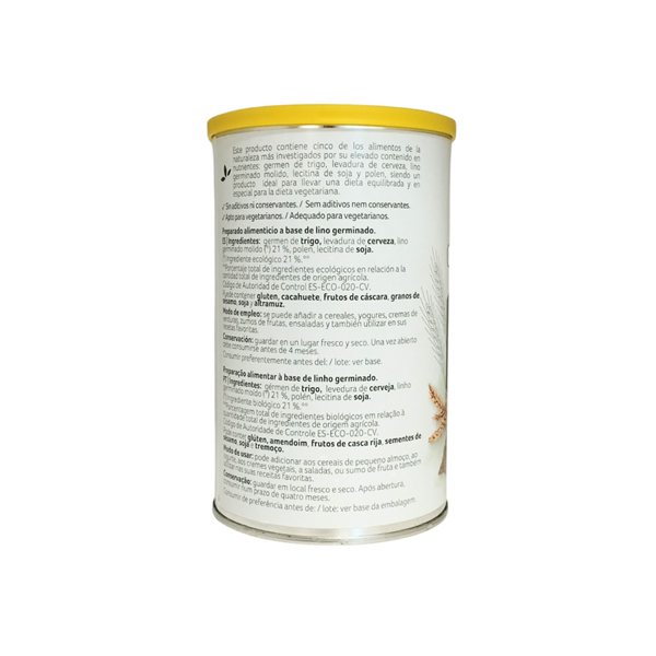 Combi Plus (Weizenkeime, Bierhefe, Leinsamenkeim, Sojalecithin, Pollen) 450g Granovita-izquierda