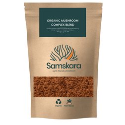 Complejo de Setas Hongos Medicinales en Polvo BIO 250gr | Reishi, Chaga, Maitake, Shiitake, Cordyceps, Melena de León | Mushroom Complex con Minerales