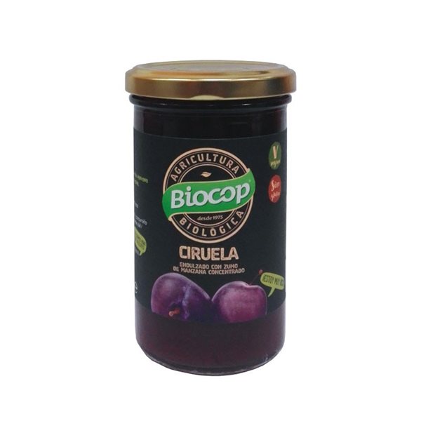 Organic plum compote 265g Biocop-lateral