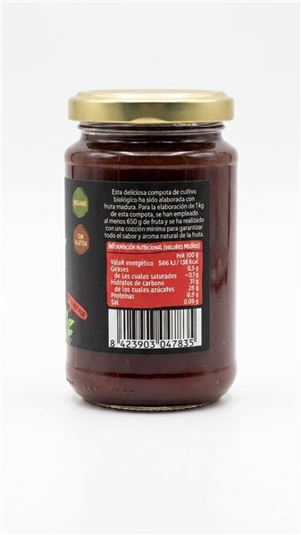 Compote de fraise 280 g bio-detalle