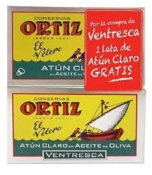 Acheter pack de ventresca Ortiz + Thon gratuit | Offre