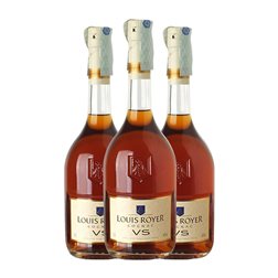 Coñac Louis Royer Cognac VS Very Special — Muy Especial 70 cl (Caja de 3 unidades)