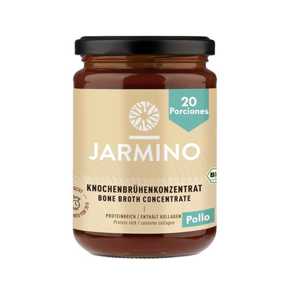 Concentrado de Caldo de Pollo Bio 200ml Jarmino-lateral