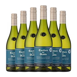 Concha y Toro Casillero del Diablo Sauvignon Especial Reserva 75 cl Vino Blanco (Caja de 6 unidades)