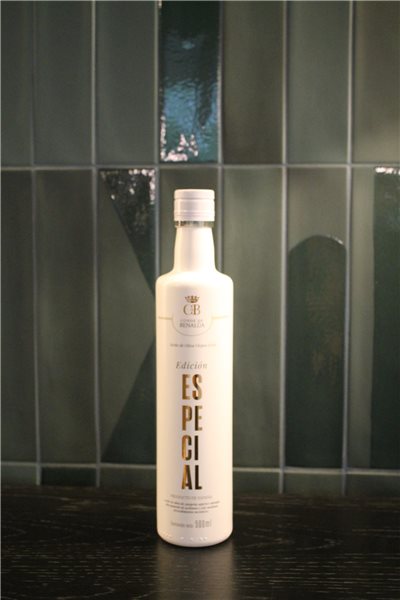 Benalúa Special AOVE (Extra Virgin Olive Oil) Count glass bottle 500ml 1 unit-lateral