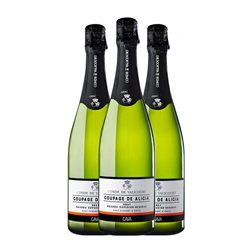 Conde de Valicourt Alicia Brut Cava Coupage Reserva 75 cl Espumoso Blanco (Caja de 3 unidades)