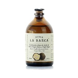 Gewürzöl aus extra nativem Olivenöl und schwarzem Trüffel 100ml Finca La Barca