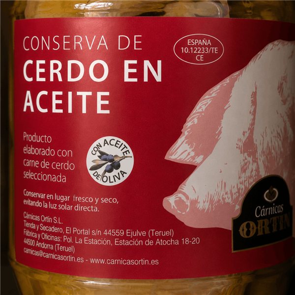 Conserve de lard-trasera