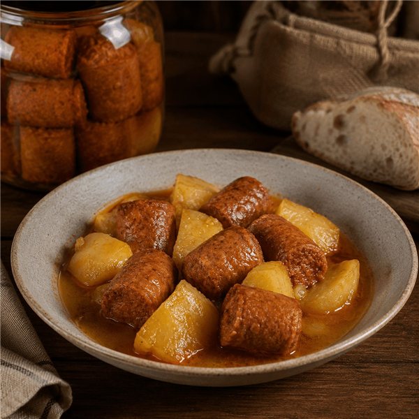 Sausage preserve-lateral