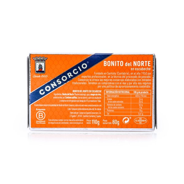 Consorcio - White Tuna in Pickled Sauce 120g-detalle