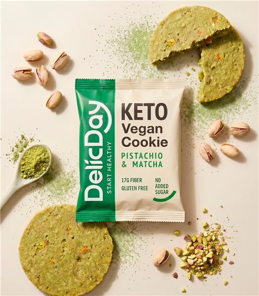 Cookie Keto Pistache & Matcha-lateral