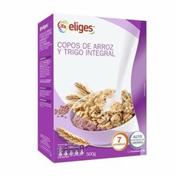 Flocons de riz et de blé complet. Vous choisissez 500g.
