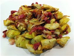 Corazones Alcachofas con Jamón