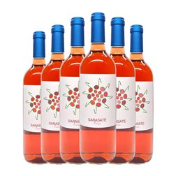 Corellanas Sarasate Tempranillo Navarra 75 cl Vino Rosado (Caja de 6 unidades)