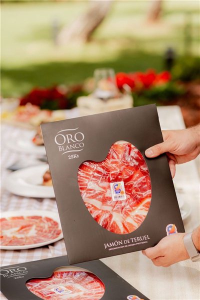 Hand-sliced Jamón de Teruel DOP Oro Blanco-trasera