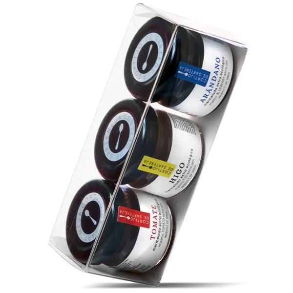 Cortijo de Sarteneja Pack Trio de Mermeladas Ecologicas 3x28gr.-detalle