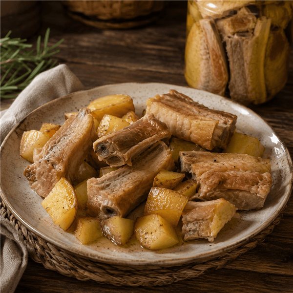 Canned Pork Ribs-lateral