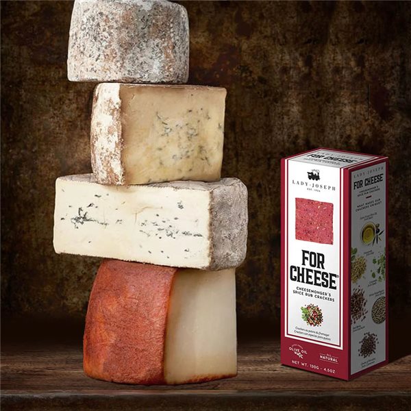 Crackers con especias para quesos, Lady Joseph (8 unidades)-lateral