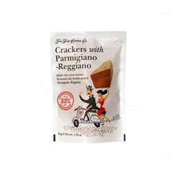 Crackers con Queso Parmesano Reggiano The Fine Cheese CO 45g