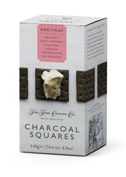 Crackers de Mantequilla con  Carbón