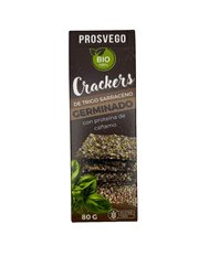 Sprouted Buckwheat Crackers with Hemp