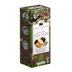 Crackers végétaux artisanaux avec truffe noire et huile d’olive, Lady Joseph