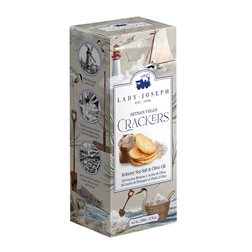 Handcrafted crackers with Guérande Sea Salt and Olive Oil, Lady Joseph (7 units)