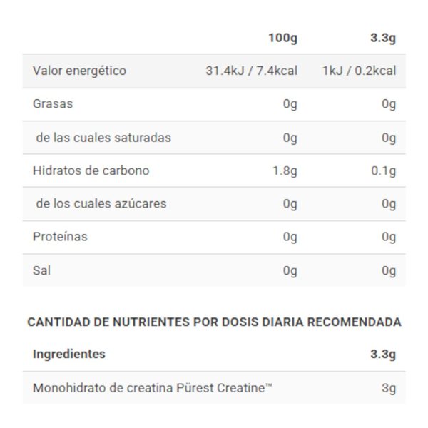 Creabig Pürest Creatine Smint 340 g-lateral